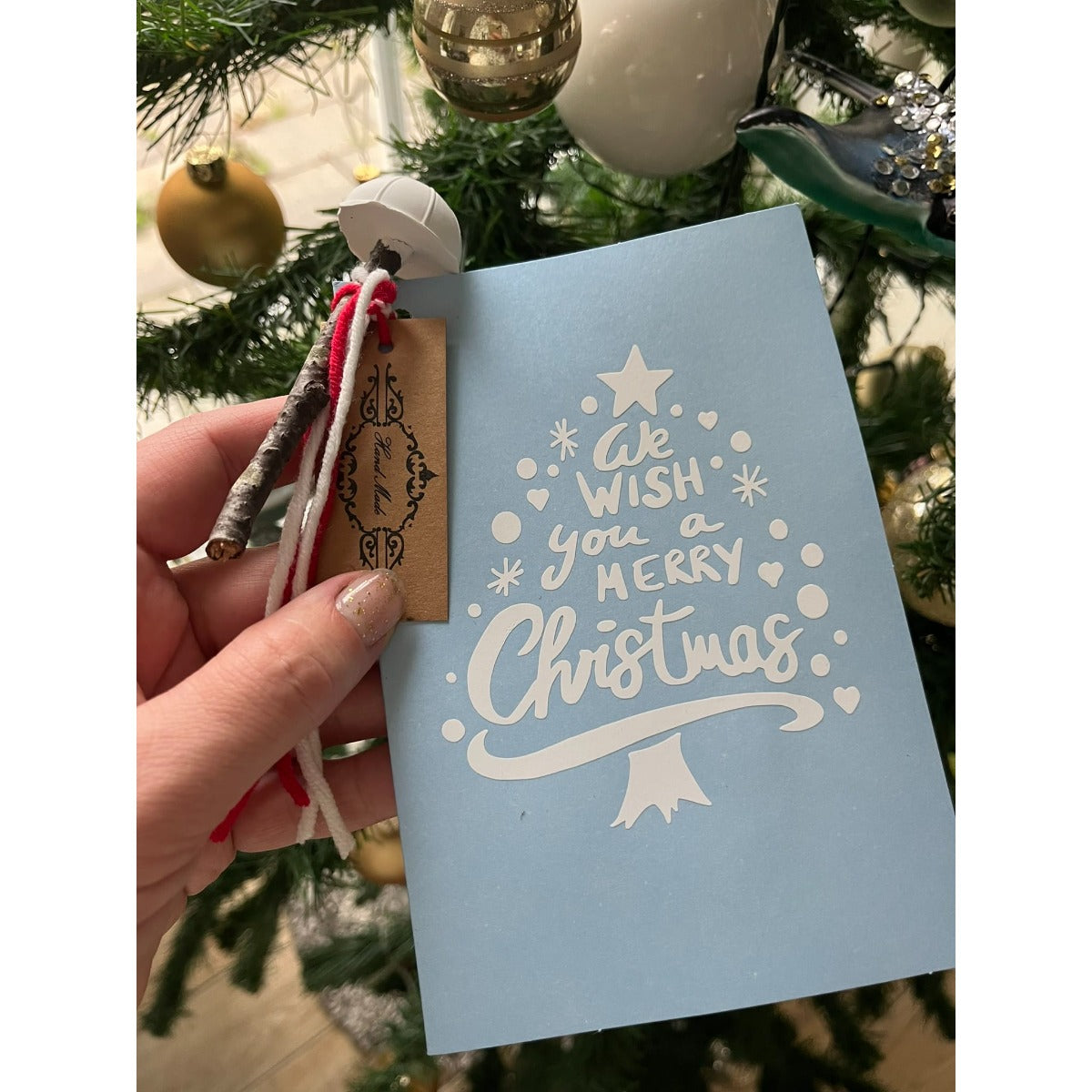 Freebie Plotterdatei Christmas Tree – geplottetes Beispiel 1
