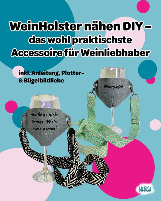 Titelbild Blogbeitrag WeinHolster nähen DIY