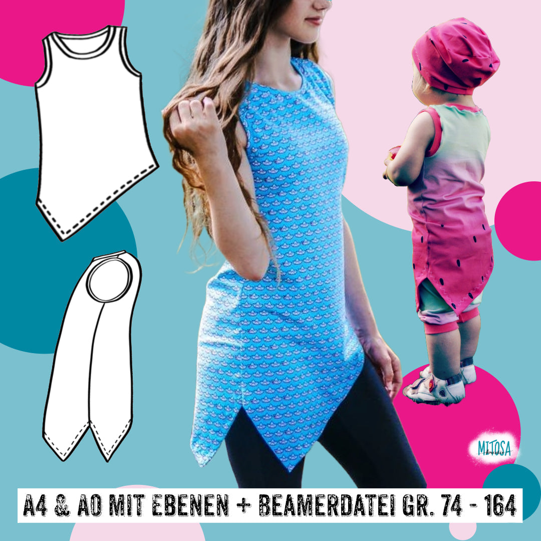One Tip Top – Schnittmuster Kinder Gr. 74–164 – Titelbild