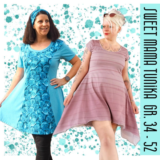 Sweet Mama Tunika – Schnittmuster Damen Shirt & Tunika Gr. 34–52 – Titelbild