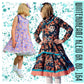 WinterDreams Kleid – Schnittmuster Mädchen Gr. 80–164, Titelbild des Schnittmusters von MiToSa-Kreativ