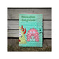 Zeugnis-Mappen-Hülle Schnittmuster – grüne Zeugnismappen-Hülle mit Regenbogen-Applikation (genähtes Designbeispiel)