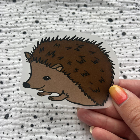 Bügelbild Igel als kleines Herbstmotiv