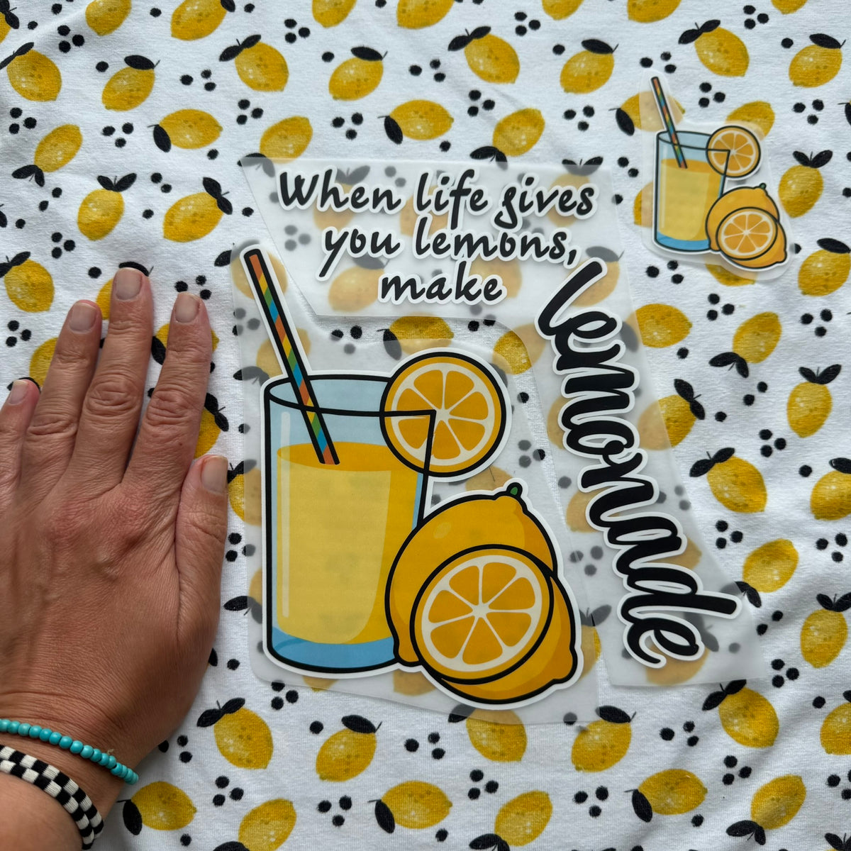 Bügelbild Lemonade Set