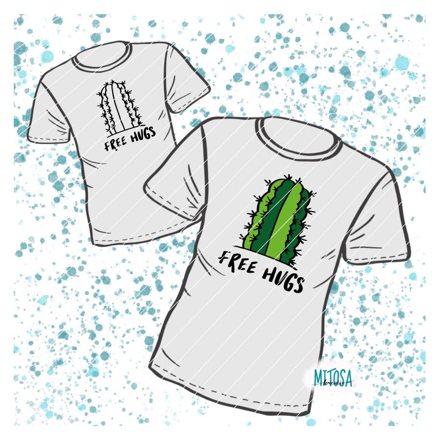 Freebie Plotterdatei Free Hugs – Titelbild