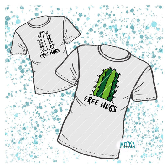 Freebie Plotterdatei Free Hugs – Titelbild