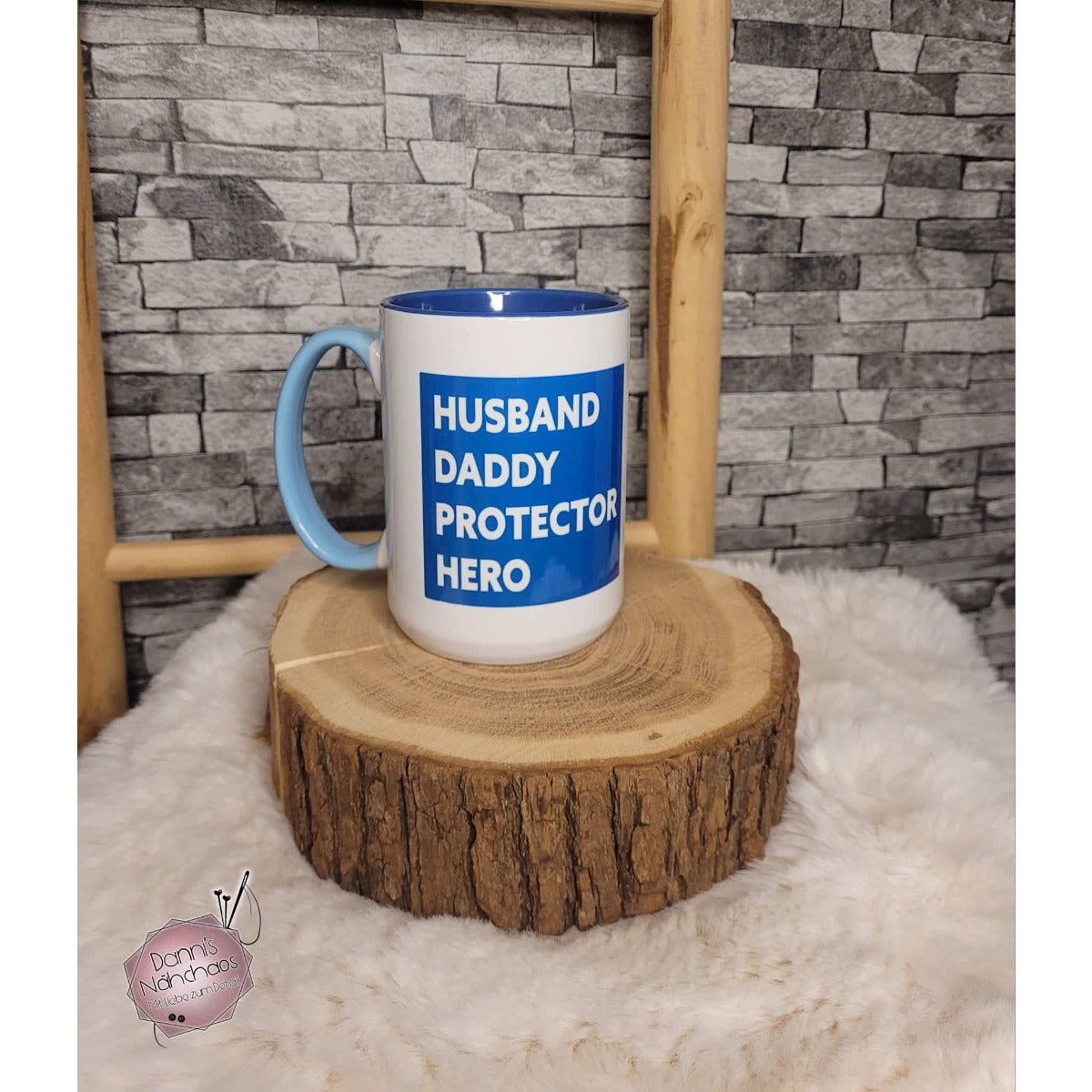 Freebie Plotterdatei Husband Daddy Protector Hero – geplottetes Beispiel 1