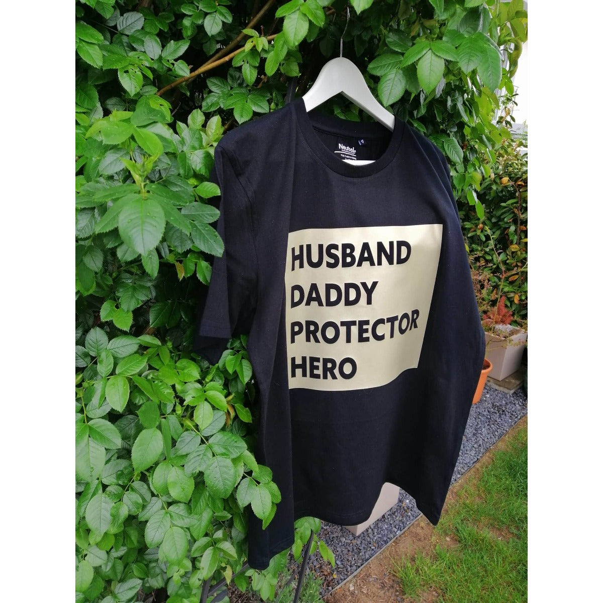 Freebie Plotterdatei Husband Daddy Protector Hero – geplottetes Beispiel 2