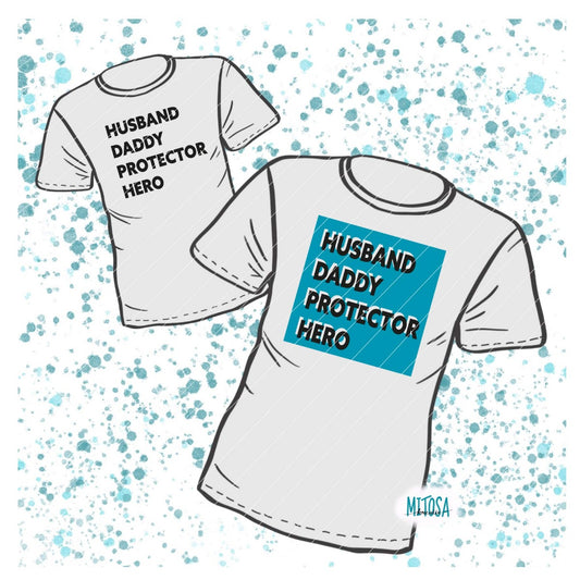 Freebie Plotterdatei Husband Daddy Protector Hero – Titelbild