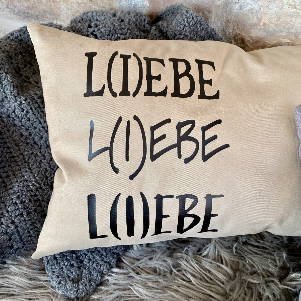 Freebie Plotterdatei LIEBE – geplottetes Beispiel 2