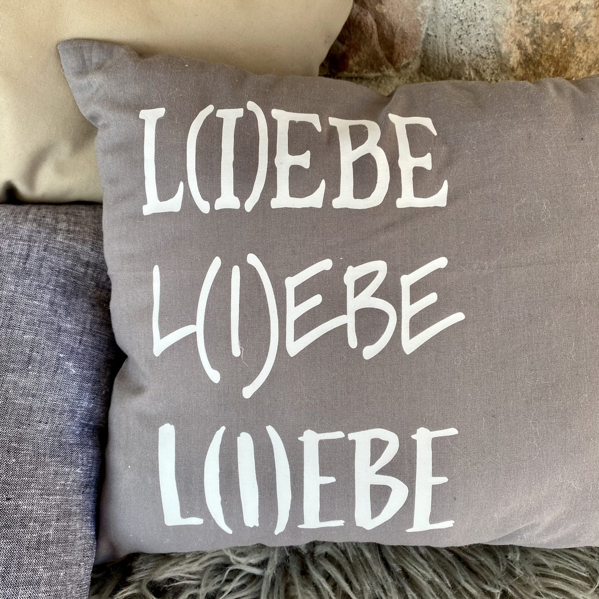Freebie Plotterdatei LIEBE – geplottetes Beispiel 3