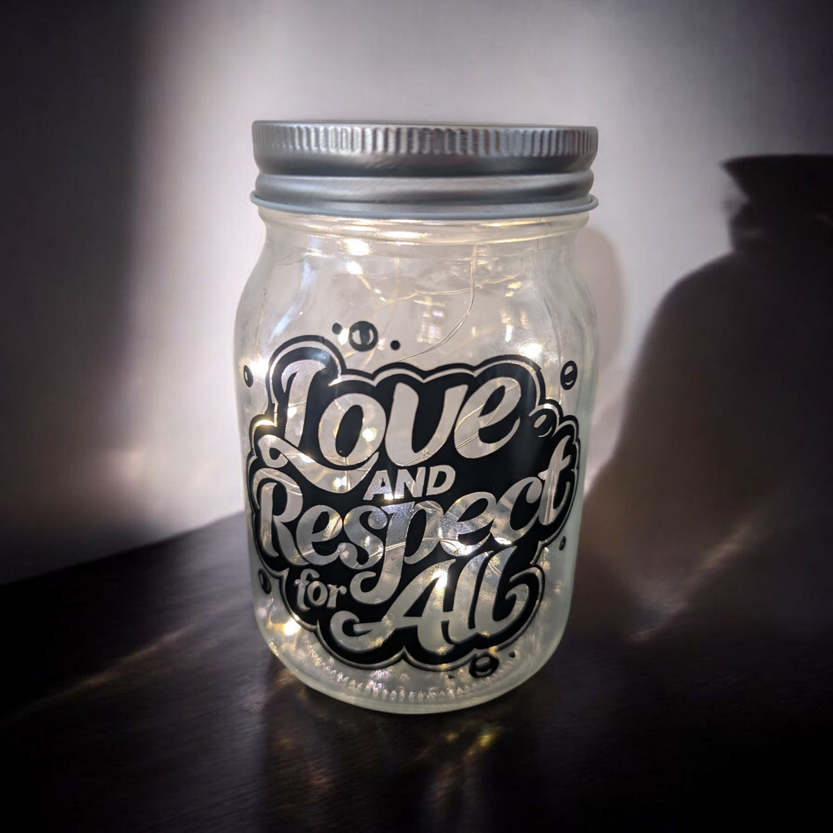 Freebie Plotterdatei Love and Respect for All – geplottetes Beispiel 1