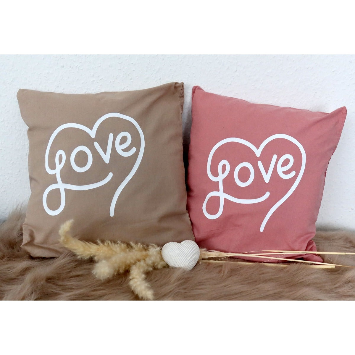 Freebie Plotterdatei Love Heart – geplottetes Beispiel 1