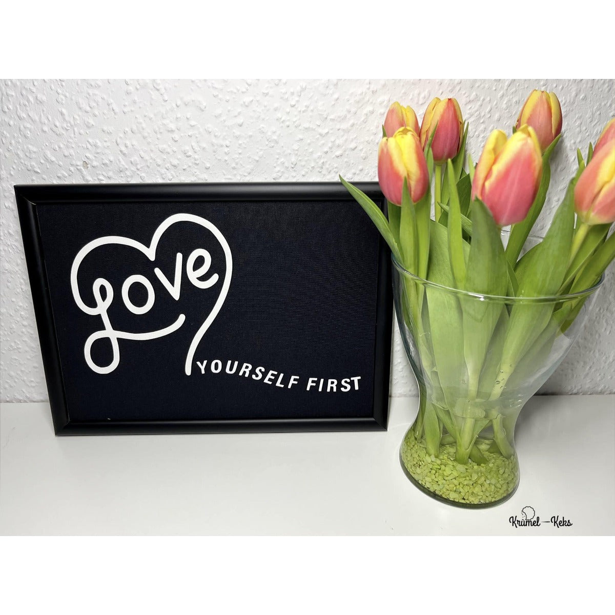 Freebie Plotterdatei Love Heart – geplottetes Beispiel 2