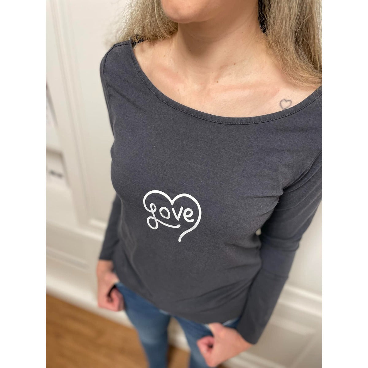 Freebie Plotterdatei Love Heart – geplottetes Beispiel 3