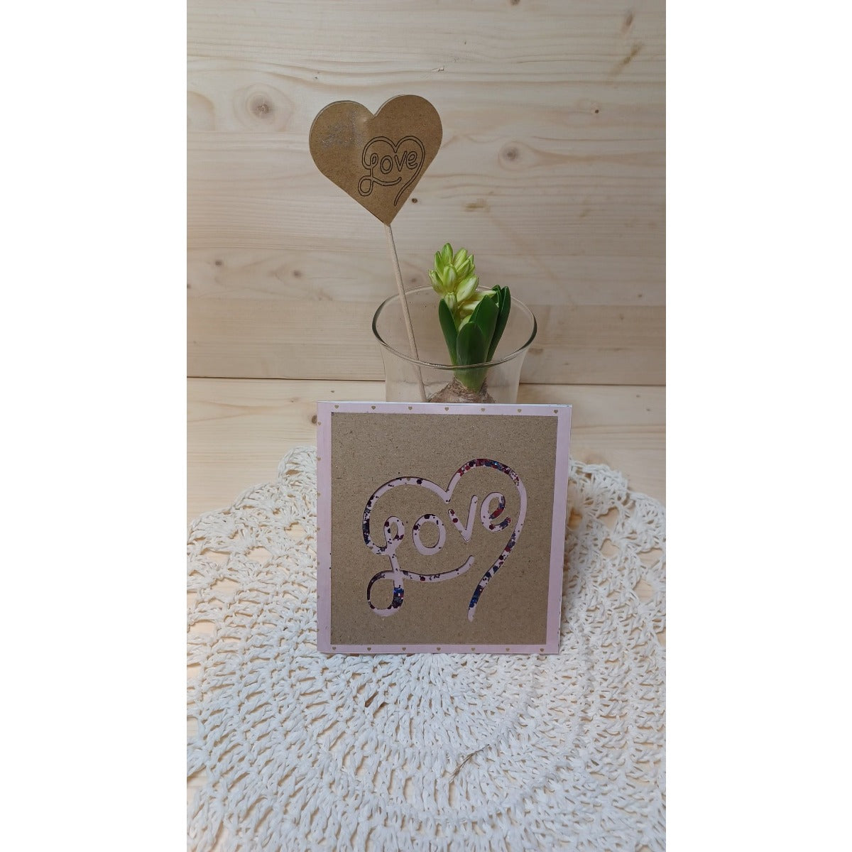 Freebie Plotterdatei Love Heart – geplottetes Beispiel 9