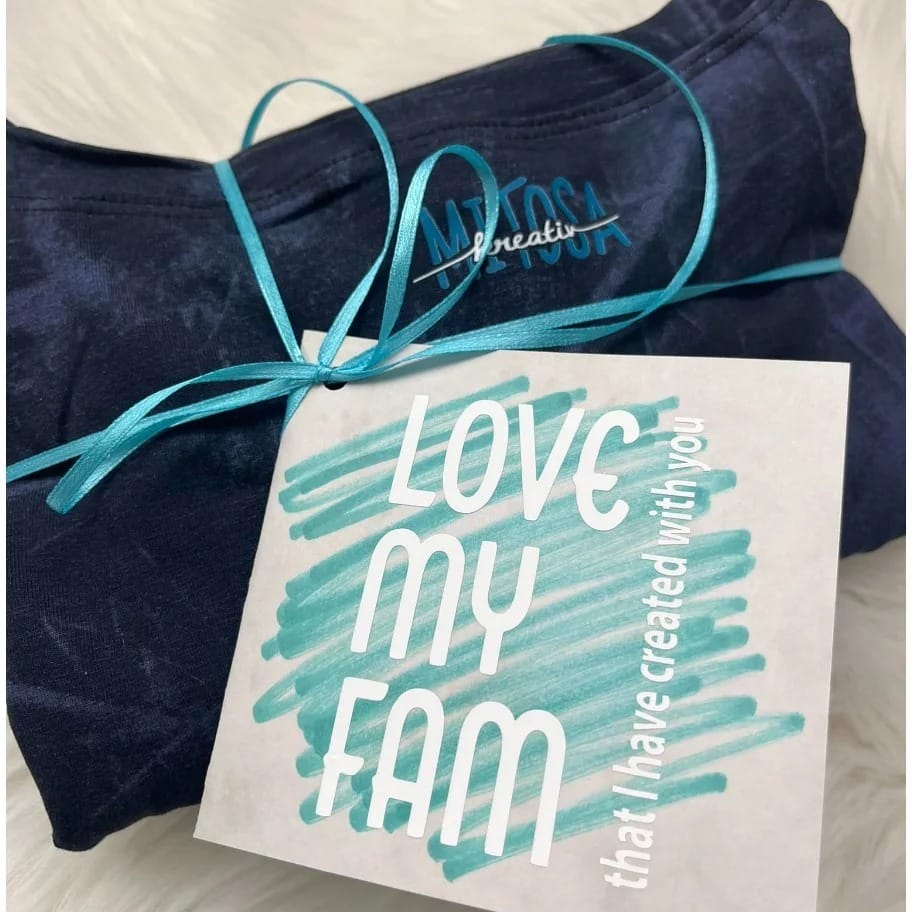 Freebie Plotterdatei LOVE MY FAM – geplottetes Beispiel 1