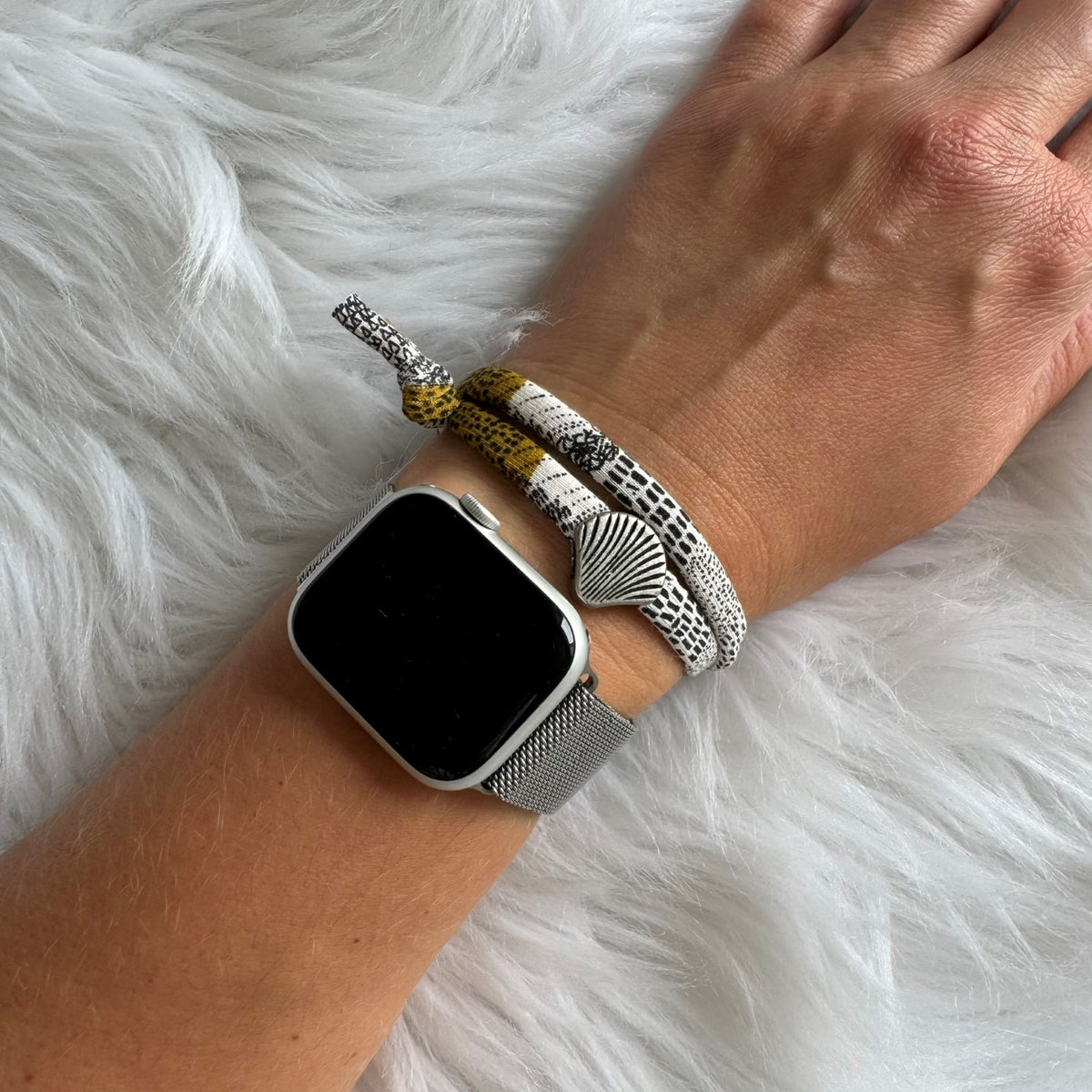 Ibiza Style Armband Retro Muschel – Detail