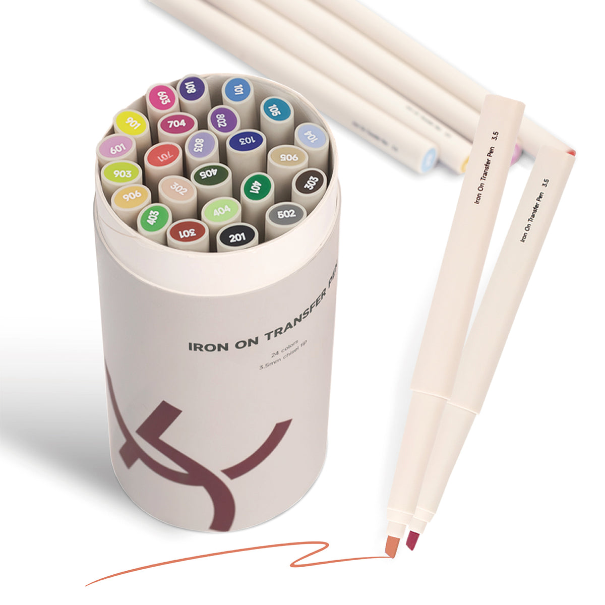 Iron-On Transfer Stifte 24er Set