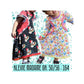 Kleid kleine Madame Schnittmuster – Collage mit verschiedenen Kleidern kleine Madame (genähtes Designbeispiel)