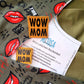 WOW MOM Freebie Plotterdatei – zwei geplottete SnapPap-Label neben dem Schnittmuster Miss Lottchen und Jersey mit Lippen-Print
