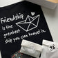 Plotterdatei FRIENDSHIP – geplottetes Beispiel 1