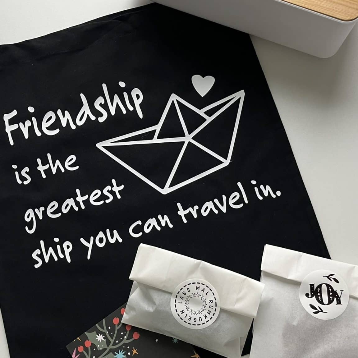 Plotterdatei FRIENDSHIP – geplottetes Beispiel 1