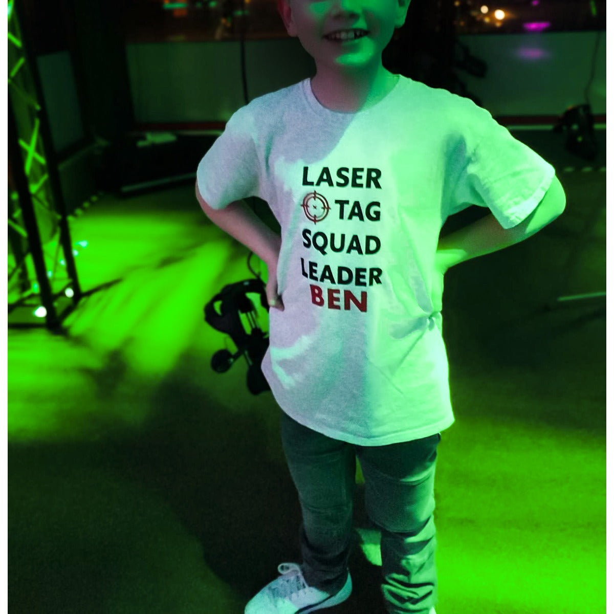 Plotterdatei Laser Tag Party – geplottetes Beispiel 8