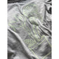 Plotterdatei Lottis Halloween Pflanzen – graumeliertes Shirt mit großem Pflanzenmotiv in nachtleuchtender Folie