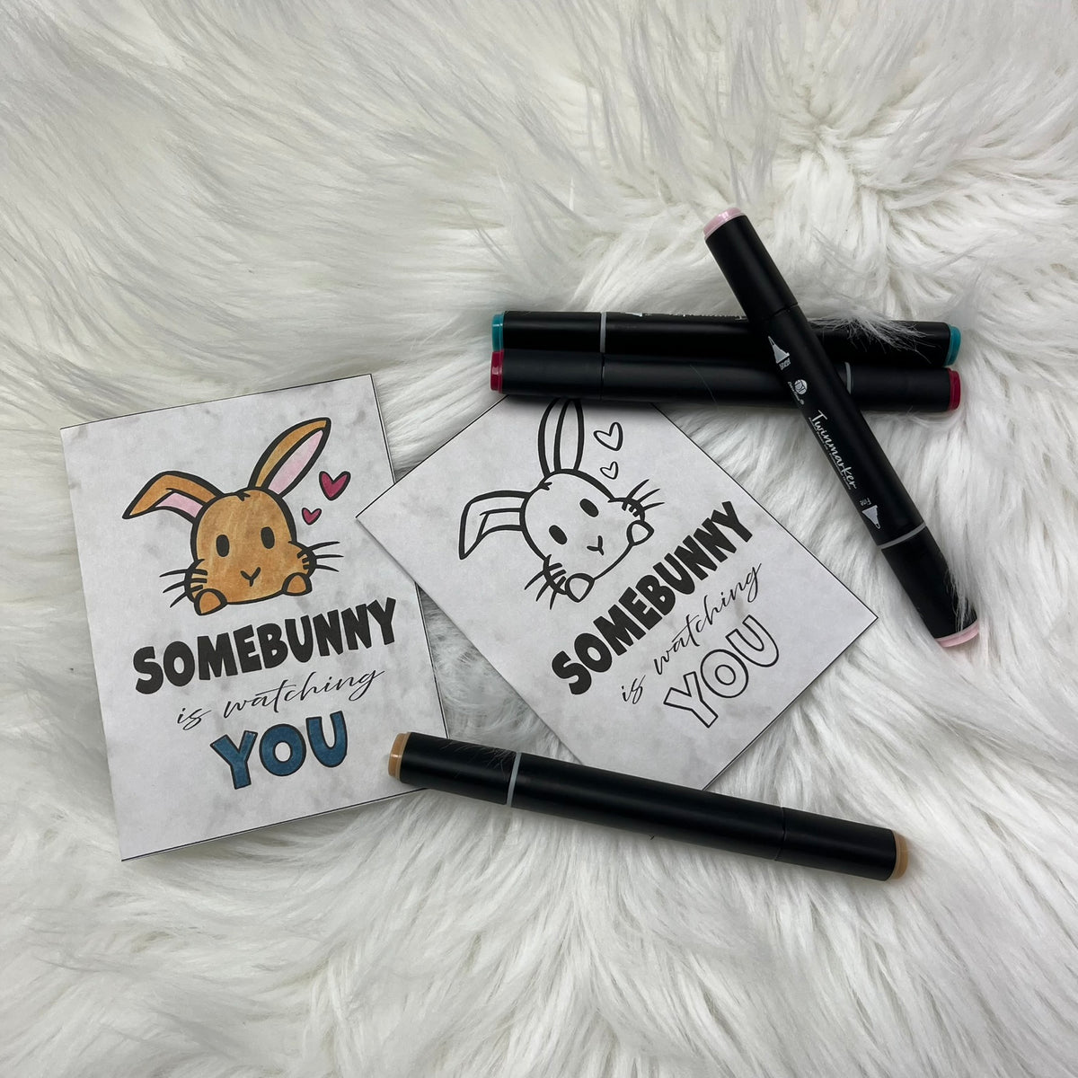 Plotterdatei SOMEBUNNY – geplottetes Beispiel 9
