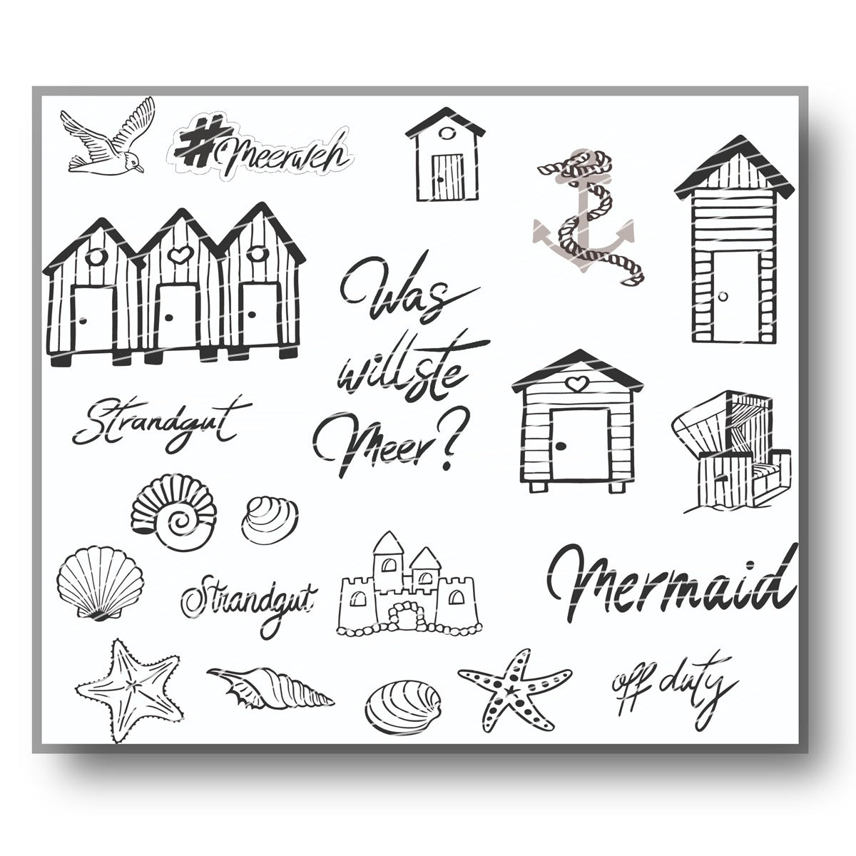 Plotterdatei Strandgut – Titelbild