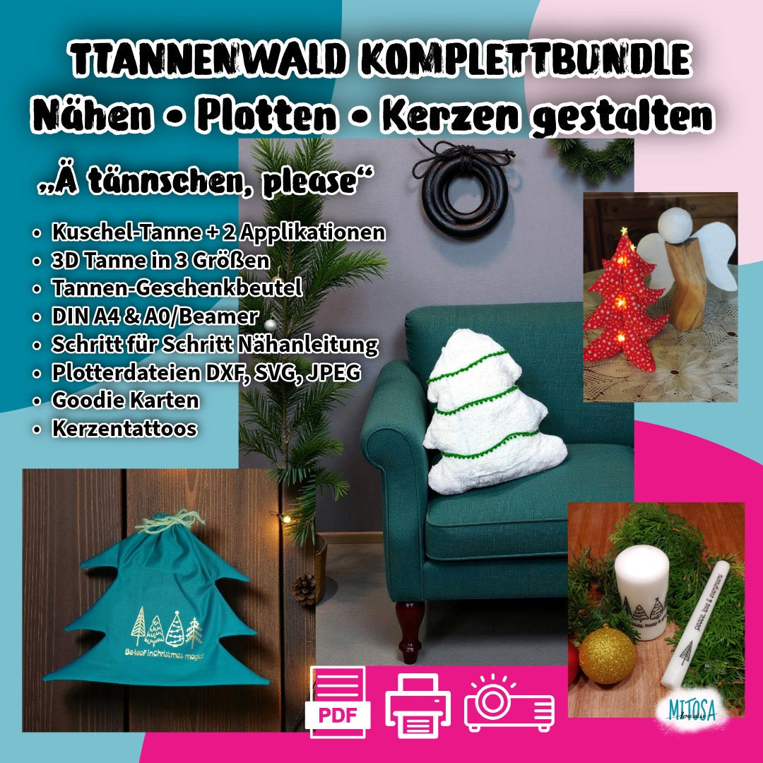 Plotterdatei Tannenbaum Mega-Bundle – Titelbild
