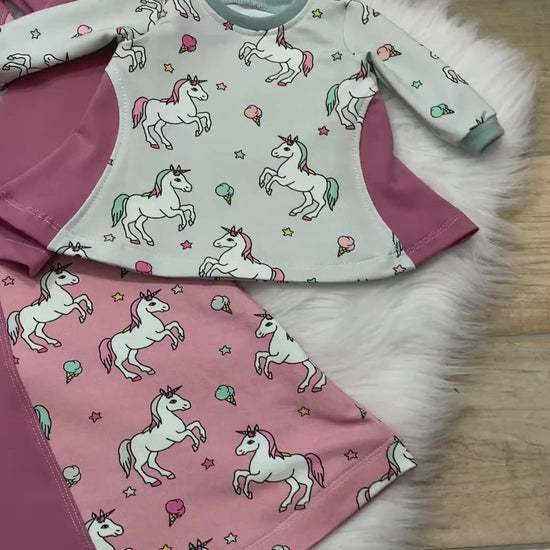 Sidecut Kleid für Kind und Puppe mit Beanie Bernie im Video