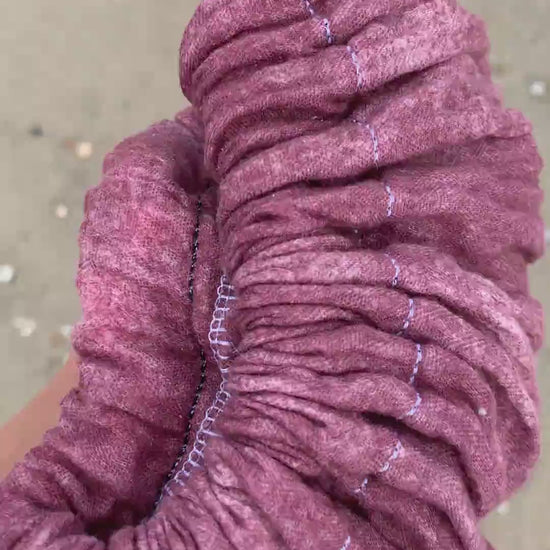 Freebook Sammelbeutel Strandgut genäht im Video