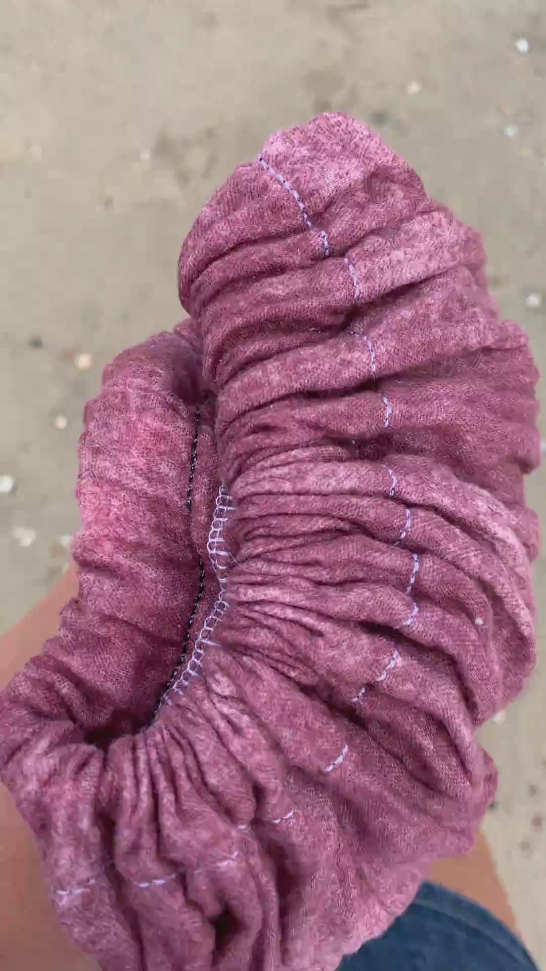 Freebook Sammelbeutel Strandgut genäht im Video
