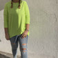 Schößchenshirt Emmelie aus Neon-Jersey genäht im Video