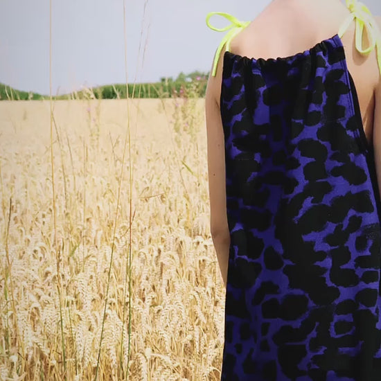 Tunika Kleid Talia ohne Ärmel genäht im Video