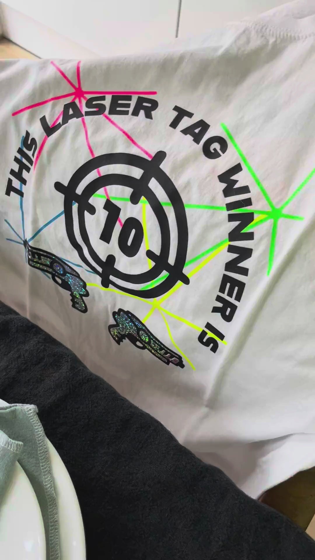 Plotterdatei Laser Tag Party im Video