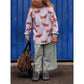 Plisseehose Mädchen – mintfarbene Plisseehose aus Leinen, dazu Dackel-Shirt und Leoparden-Rucksack