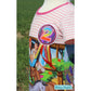 Stickdatei „Geburtstagszahlen-Buttons“ 10 x 10 cm – Zahlen-Button 2 auf einem Kindershirt