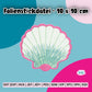 Stickdatei Muschel als Folienstick für den 10 x 10 cm Rahmen – Titelbild mit der handgezeichneten Venusmuschel