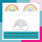 Stickdatei Regenbogen für den 13 x 18 cm Rahmen – Titelbild