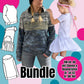 Lottchen Bundle – Schnittmuster Miss Lottchen Damen & Lottchen Kinder Gr. 34–52 & 68–164 – Titelbild