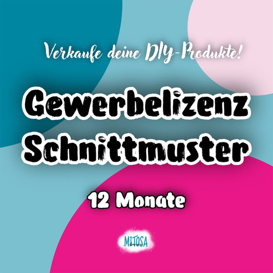 Gewerbelizenz Schnittmuster für 12 Monate – Titelbild