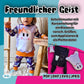 Freundlicher Geist – Schnittmuster für ein Geisterkissen in mehreren Größen, Applikationsvorlage und Plotterdatei im Überblick
