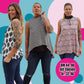 Two Layered Top – Schnittmuster Damen Lagenlook Gr. 32–46 – Titelbild
