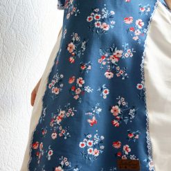eBook Sidecut Kleid mit Zipfel Ansatz