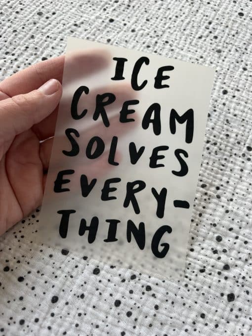 Bügelbild icecream solves 9x12,5
