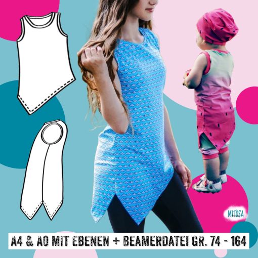 Titelbild Schnittmuster One Tip Top Kids mit Logo